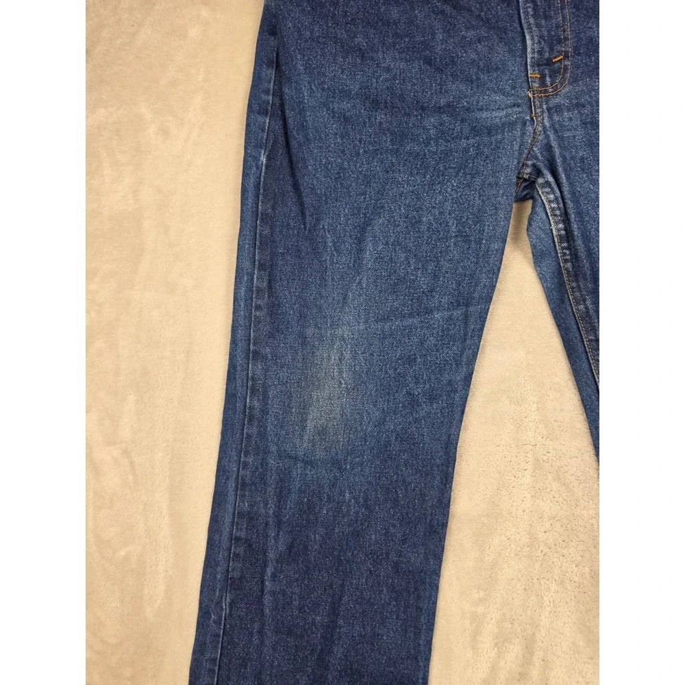 Vintage Levi's 517 Bootcut Jeans Men 40x34 Blue Orange Tab USA Made 80s Denim